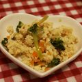Bunnirella's cooksnap of when they made 野菜玉と豆腐だけ*簡単シンプル♪炒り豆腐.