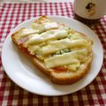 ローズレース's cooksnap of when they made 簡単リメイク！ポテサラトースト☆.