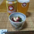 ダイナマイト漆黒's cooksnap of when they made シークワーサー果汁入りタコ酢.