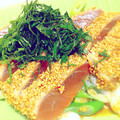 ちまてぃ〜's cooksnap of when they made マグロのゴマ焼き～長ネギと青じそと一緒に.