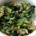 三児prl母's cooksnap of when they made チンゲン菜とわかめの和え物【保育園給食】.