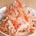 あおたくぽーちゃん's cooksnap of when they made 豚肉＆大根＆人参のきんぴら風炒め♪.