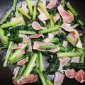 クック3LHVGB☆'s cooksnap of when they made 小松菜とベーコンの炒め物.