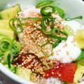 Ｑたろたろ's cooksnap of when they made まぐろとアボカドのどんぶり。.