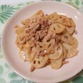 ハンとユヅキ's cooksnap of when they made れんこんきんぴら風.