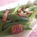 ナチクマ's cooksnap of when they made 簡単美味しいささげのベーコン炒め♪.