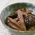 クック6DDPP8☆'s cooksnap of when they made ごぼうとこんにゃく炒め煮(⌒‐⌒).