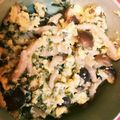 miuland's cooksnap of when they made しめじ卵炒め.