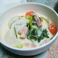 ayayaya☆'s cooksnap of when they made 葉つきかぶのまるごとホットミルク煮.