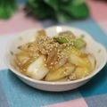 ぽっぽぺぺ's cooksnap of when they made 長ねぎ★きんぴら風.