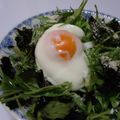 らびー's cooksnap of when they made 水菜と韓国海苔のサラダ風.