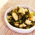 とこきち's cooksnap of when they made 鶏肉と大根の葉のごま油炒め.