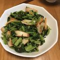 a0imama♡'s cooksnap of when they made 小松菜と薩摩揚げのおひたし.