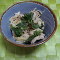 八重樫's cooksnap of when they made 激簡単★豚肉とえのきのポン酢胡麻和え★.