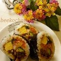 びーこちゃん's cooksnap of when they made 簡単恵方巻にもおすすめ韓国海苔巻きキンパ.