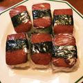 チャッピー号's cooksnap of when they made ハルたんマンのスパム握り★.