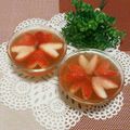 みーき☆23's cooksnap of when they made 苺で✿桜✿の飾り切り.