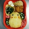 珠リン's cooksnap of when they made ひよこちゃん☆キャラ弁.