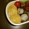 chobharu's cooksnap of when they made 茶巾オムライスのお弁当☆ハロウィン.