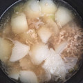 fu_ko☆'s cooksnap of when they made ☆寒い夜には あったかカブと鶏挽肉の煮物.