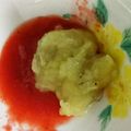ｽｶｲﾌｨｯｼｭ☆'s cooksnap of when they made 離乳食ゴックン期のイチゴバナナ.