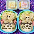 ふたごゆき's cooksnap of when they made キャラ弁トトロおにぎり☆まっくろくろすけ.