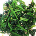 ☆chiyori☆'s cooksnap of when they made 簡単！ほうれん草の胡麻和え.