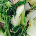 uchasan's cooksnap of when they made 材料３つ♬白菜のオカカ和え.