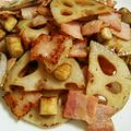 オーガベル's cooksnap of when they made れんこんとベーコンのバター醤油炒め.