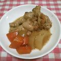 チーム預金's cooksnap of when they made 圧力鍋で♪鶏手羽元と大根の味噌煮込み.