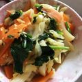 ✩mari✩'s cooksnap of when they made 小松菜と人参のナムル.