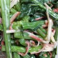 たぁこヨネ's cooksnap of when they made 菜の花とカニカマのサラダ.