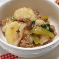 ooゆなoo's cooksnap of when they made ジャガイモとシメジ・ひき肉のそぼろ餡.
