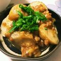 Yutanpo358's cooksnap of when they made 里芋のピリ辛そぼろあんかけ.