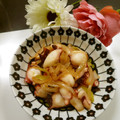 ❀あおい❀'s cooksnap of when they made お義母さんの味✤タコとネギの炒め物.