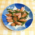 オレンジリング's cooksnap of when they made お弁当用いんげんとウインナー炒め.