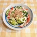 オレンジリング's cooksnap of when they made ブロッコリーとカニカマのおかかマヨサラダ.