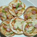 ゆうかりコアラ's cooksnap of when they made ☆餃子の皮で簡単ミニピザ☆ソースも自家製.