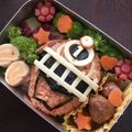 りつろくママ☆'s cooksnap of when they made 新ヒーロー♪トッキュウジャーキャラ弁.