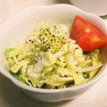 Yutanpo358's cooksnap of when they made キャベツとたくあんの胡麻マヨサラダ.