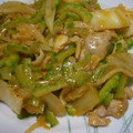 conn's cooksnap of when they made 夏！ゴーヤのキムチ炒め.