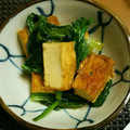 M130018's cooksnap of when they made 小松菜と厚揚げの中華炒め.