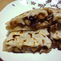 doiko's cooksnap of when they made 巨大おやき？！刻み茄子のおうす（薄焼き）.