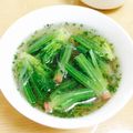 Chikatan☆'s cooksnap of when they made ほうれん草の茎の春雨スープ.