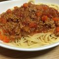 こまれり's cooksnap of when they made 家にあるモノで…簡単手作りミートソース.