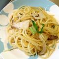 ☆こまっと☆'s cooksnap of when they made きのこのバター醤油和風なパスタ.