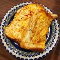 STfam's cooksnap of when they made 甘くないフレンチトースト＊ハム＆チーズ.