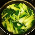 はりもぐら♂'s cooksnap of when they made 青梗菜の中華スープ.
