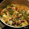たんぽぽ＊たんぽぽ's cooksnap of when they made ケールと豆、ソーセージのスープ.