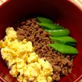 あんかけママ's cooksnap of when they made 簡単おいしい鶏そぼろ丼.